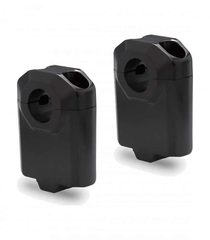 SW-MOTECH Handlebar Risers 50 mm for Ø 22 mm Handlebars in Black LEH.00.039.22001.50/B