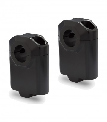 Lenkererhöhungen 50 mm für Ø 22 mm SW-MOTECH in Schwarz LEH.00.039.22001.50/B