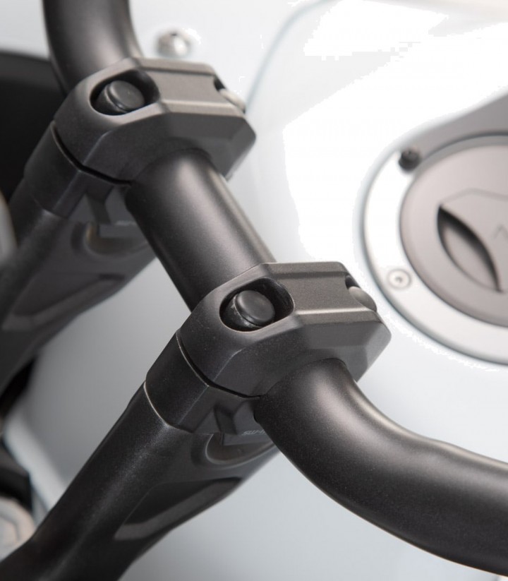 SW-MOTECH Handlebar Risers 20 mm for Ø 28 mm Handlebars in Black LEH.00.039.24100.20/B