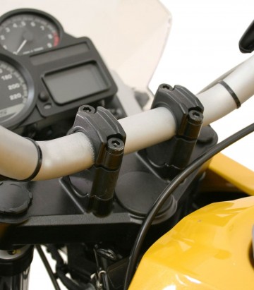 Torretas Elevadoras de Manillar 30 mm para BMW F 800 GS Adv (13-18), R 1200 GS (04-07), R 1200 GS Adv (05-13) SW-MOTECH en Negro
