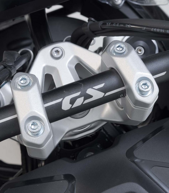 Torretas Elevadoras de Manillar 30 mm para BMW R 1300 GS/Option 719 Biscaya (23-25), R 1300 GS Adventure (24) SW-MOTECH en Plate