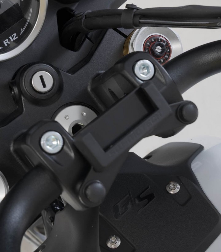 Torretas Elevadoras de Manillar 30 mm para BMW R 12 G/S (25) SW-MOTECH en Negro LEH.07.039.13200/B