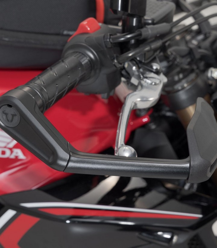Protectores de Maneta con Deflector SW-MOTECH Honda CB500 Hornet/E-Clutch (23/26), CB500F (18-23), CB650R (18-23) LVG.01.529.110