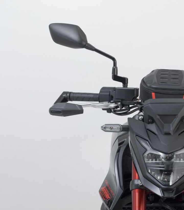 SW MOTECH Lever Guards with Deflector Honda CB750 Hornet (22-24) / E-Clutch (25) in Black LVG.01.971.11000/B