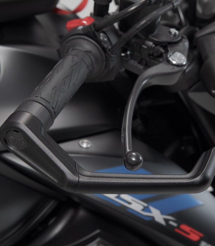 SW MOTECH Lever Guards several CFMOTO and Suzuki models in Black LVG.05.934.10000/B