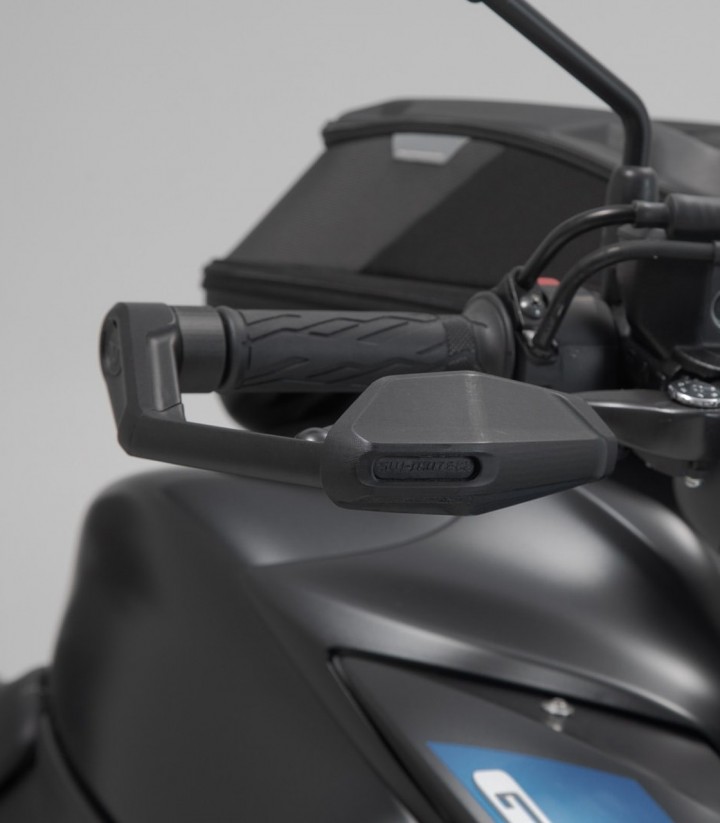 Protectores de Maneta con Deflector SW-MOTECH Suzuki GSX-S125/750/950/1000/1000 GT (16-21) LVG.05.934.11000/B en Negro