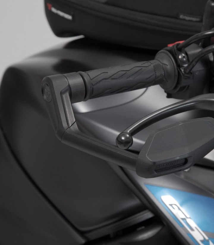 Protectores de Maneta con Deflector SW-MOTECH Suzuki GSX-S125/750/950/1000/1000 GT (16-21) LVG.05.934.11000/B en Negro