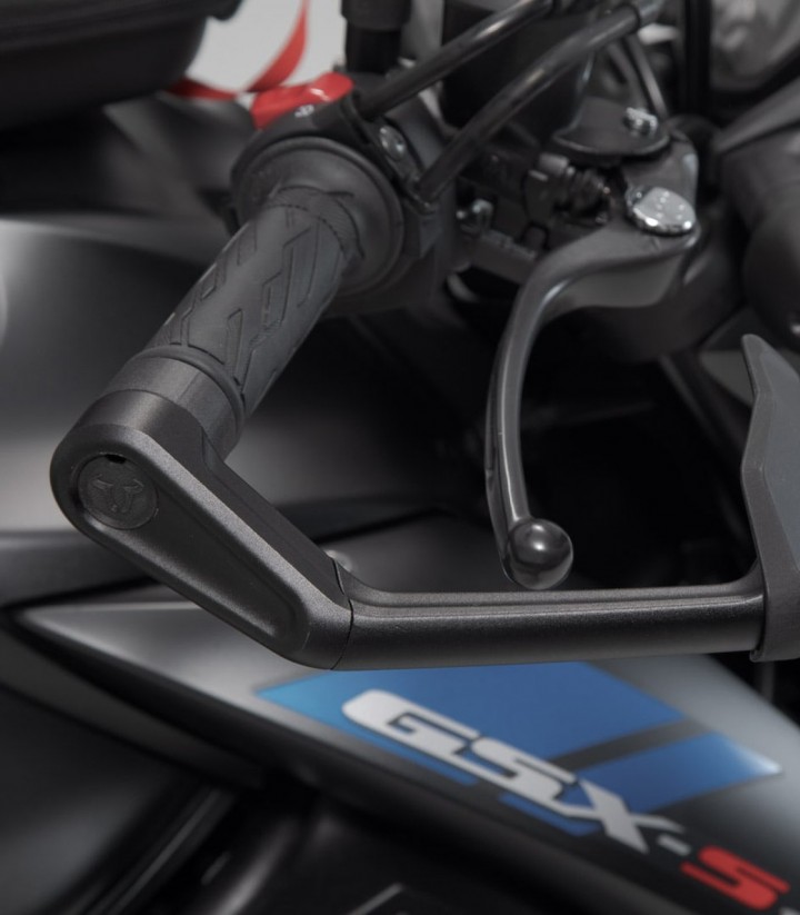 Protectores de Maneta con Deflector SW-MOTECH Suzuki GSX-S125/750/950/1000/1000 GT (16-21) LVG.05.934.11000/B en Negro