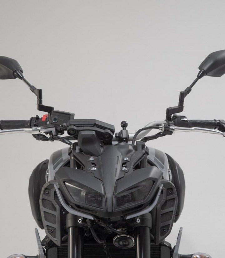 Protectores de Maneta SW-MOTECH varios modelos de CFMOTO y Yamaha LVG.06.861.10000/B en Negro