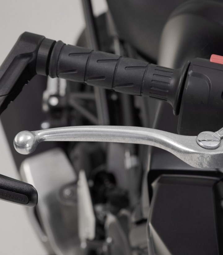 SW MOTECH Lever Guards several Kawasaki and Yamaha models in Black LVG.08.868.10001/B