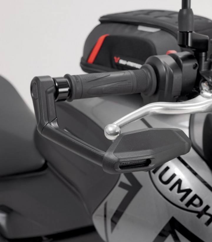 Protectores de Maneta con Deflector SW-MOTECH varios modelos de KTM y Triumph LVG.11.842.11000/B en Negro