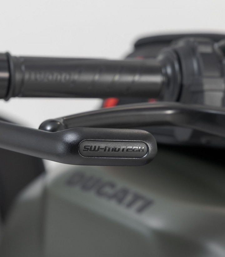 Protectores de Maneta SW-MOTECH Aprilia Tuono 660 Factory, Ducati Streetfighter V2, Triumph Daytona 660 LVG.22.999.10001/B en Ne