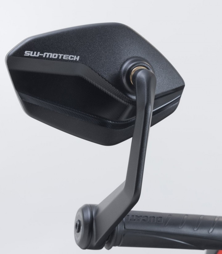 Retrovisores SW-MOTECH Ducati Diavel V4 (22), Royal Enfield Guerrilla 450 (23) en Negro MIR.22.796.10000