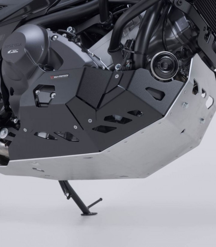 Motorschutz SW-MOTECH Schwarz und Silber Honda NC700S/X (11-14), NC750S (14-16), NC750X (14-15), NC750XD (14-24) MSS.01.151.1010