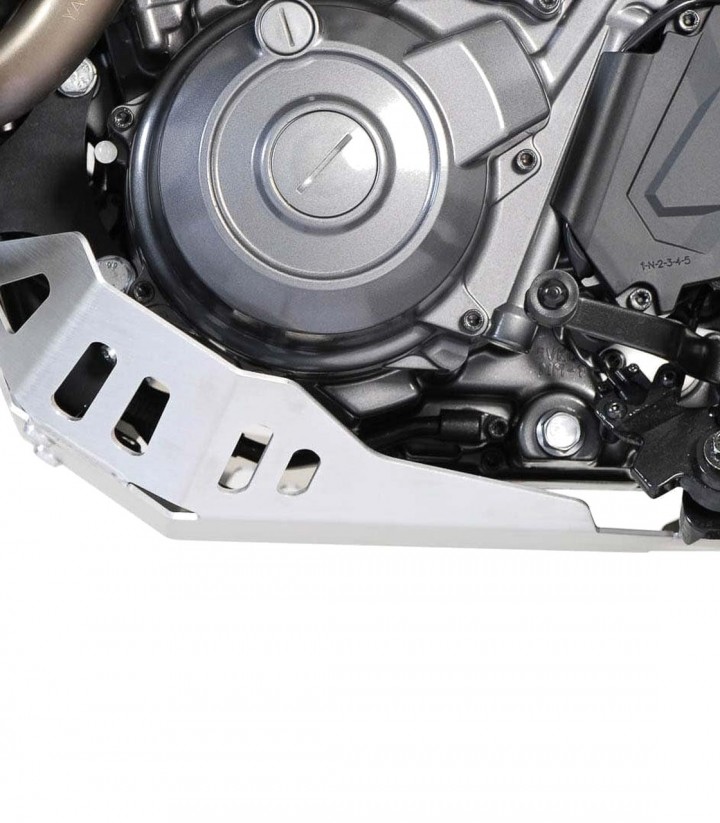 SW-MOTECH Skid Plate for Yamaha XT 660 Z Tenere (07-16) in Silver MSS.06.571.100