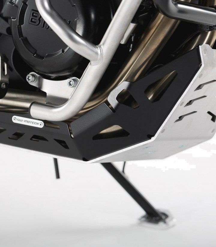 Protector de Cárter SW-MOTECH Negro y Plateado varios modelos de BMW y Husqvarna MSS.07.560.10002/S