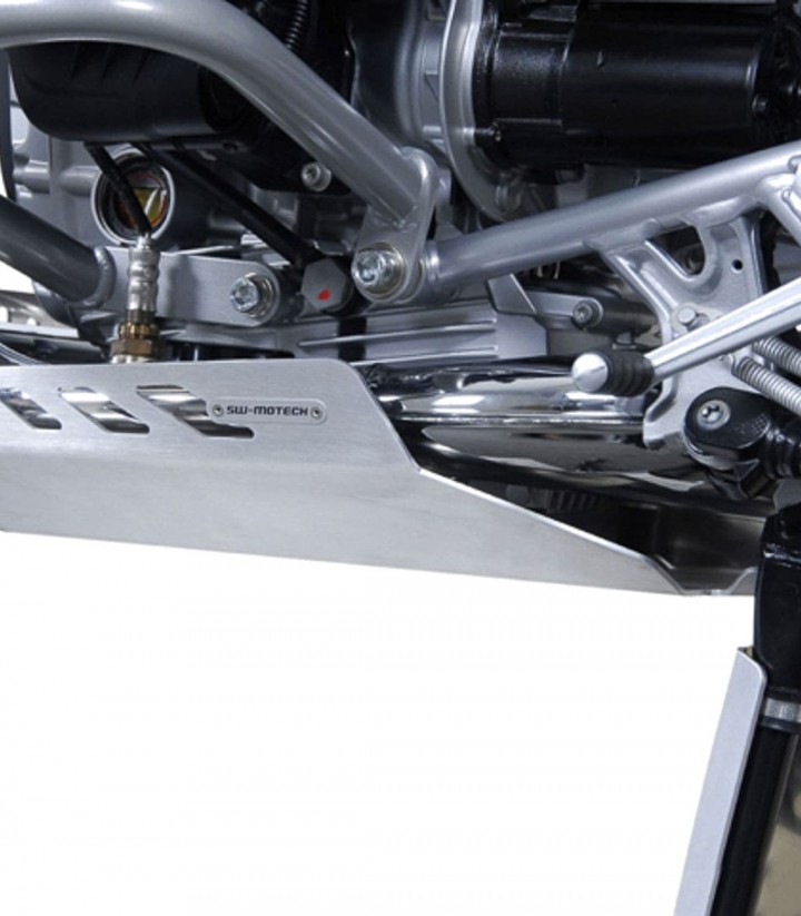 SW-MOTECH Skid Plate for BMW R 1200 GS (04-12) / Adventure (08-13) in Silver MSS.07.706.10000/S