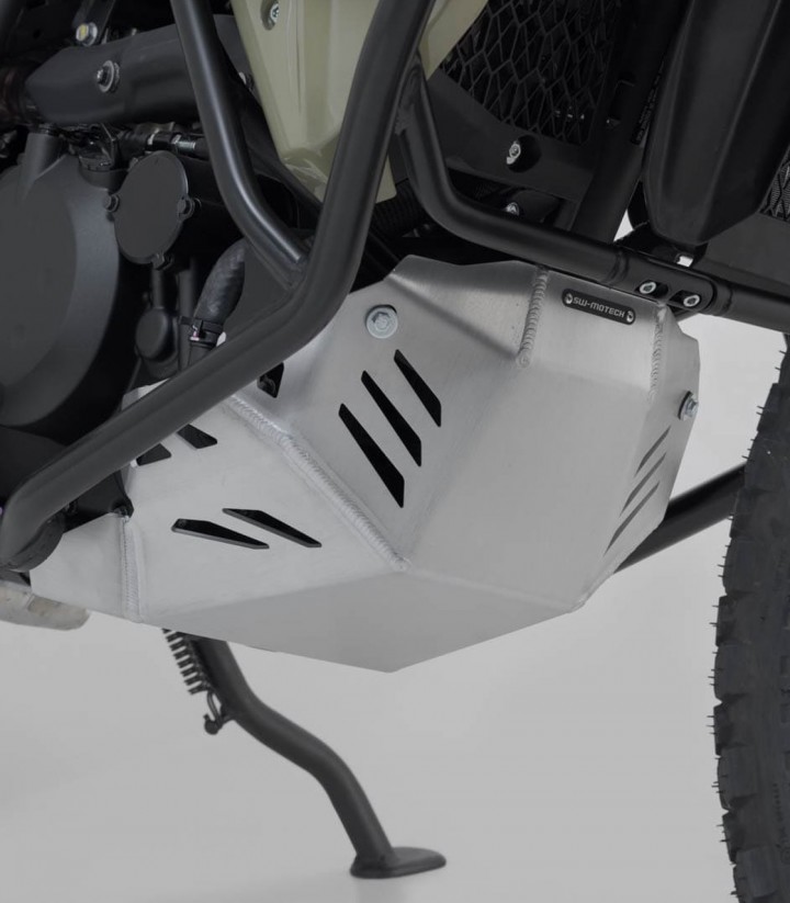 Protector de Cárter SW-MOTECH Plateado Kawasaki KLR 650 (08-18, 22) / S (23) MSS.08.469.10001/S