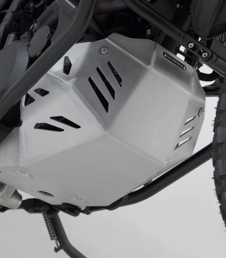 SW-MOTECH Skid Plate for Kawasaki KLR 650 (08-18, 22) / S (23) in Silver MSS.08.469.10001/S