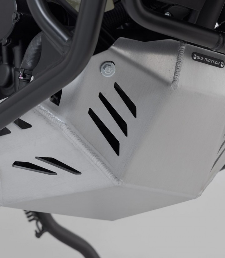 Protector de Cárter SW-MOTECH Plateado Kawasaki KLR 650 (08-18, 22) / S (23) MSS.08.469.10001/S