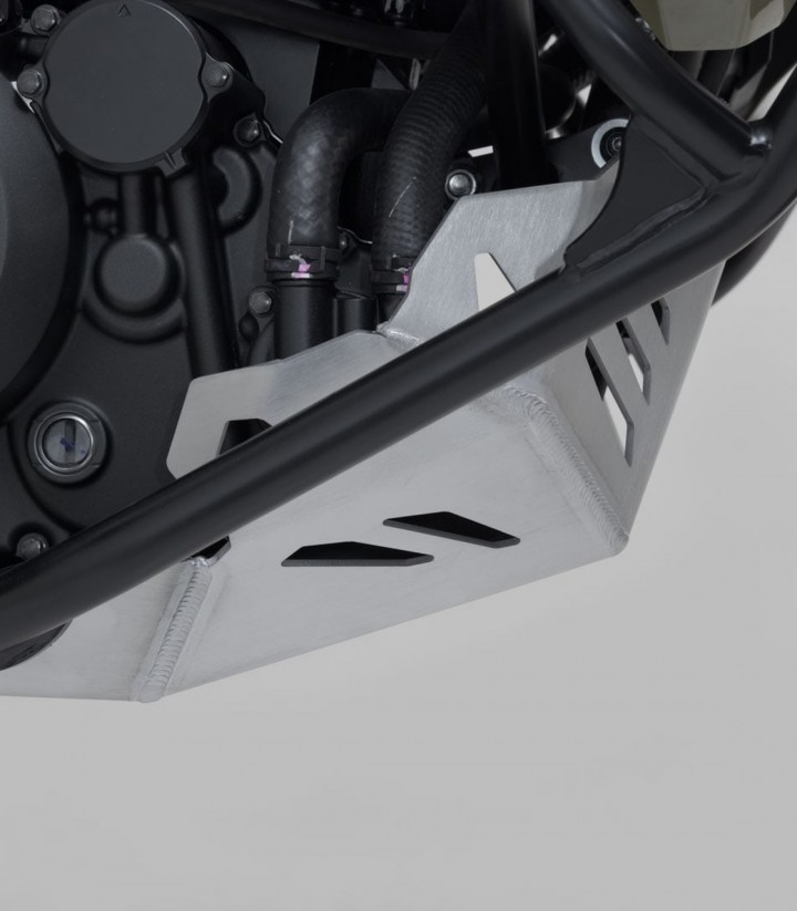 Protector de Cárter SW-MOTECH Plateado Kawasaki KLR 650 (08-18, 22) / S (23) MSS.08.469.10001/S