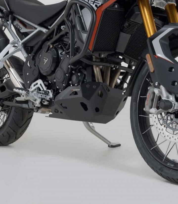 Protector de Cárter SW-MOTECH Negro Triumph Tiger 900 Alpine/Desert Edition (25), GT/Rally Pro (23) MSS.11.608.10000/B