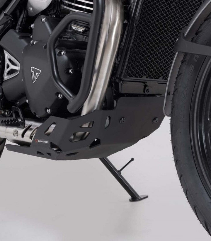 Protector de Cárter SW-MOTECH Negro Triumph Scrambler 400 X (23), XC (25) MSS.11.616.10100/B