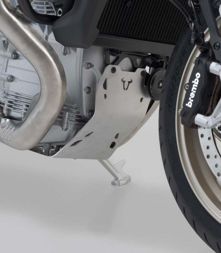 Protector de Cárter SW-MOTECH Plateado Moto Guzzi V100 Mandello (22) MSS.17.038.10000/S