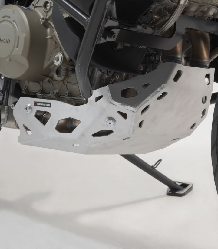 SW-MOTECH Skid Plate for Ducati Multistrada V4 (20-24) in Silver MSS.22.822.10000/S