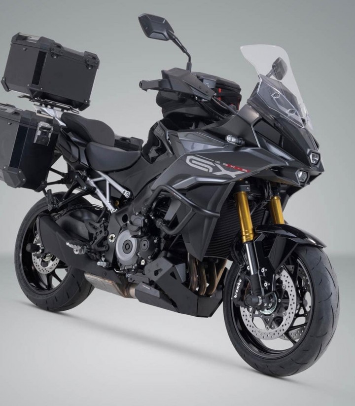 Set Seitenkoffer + Topcase 38 L TRAX ADV in Schwarz + Träger Suzuki GSX-S1000GX (23) SW-MOTECH ADV.05.601.75000/B