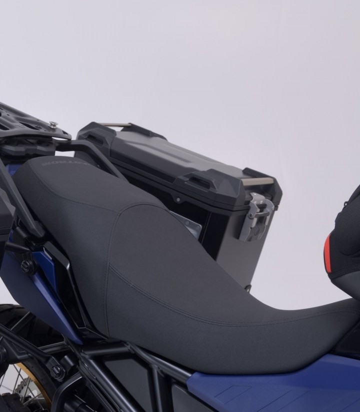 Pack Maletas Laterales + Baúl 38 L TRAX ADV en Negro + Soportes Suzuki V-Strom 800 (22) SW-MOTECH ADV.05.845.75000/B