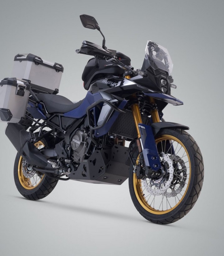 SW-MOTECH TRAX ADV Side Cases + 38 L Top Case Set with Carriers Suzuki V-Strom 800 (22) ADV.05.845.75000/S