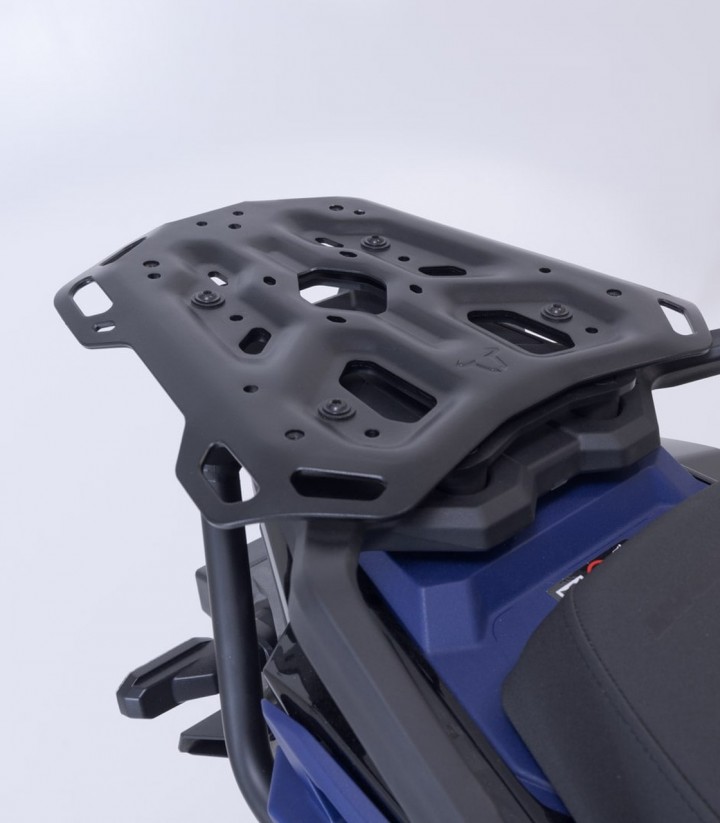 Set Seitenkoffer + Topcase 38 L TRAX ADV in Silber + Träger Suzuki V-Strom 800 (22) SW-MOTECH ADV.05.845.75000/S