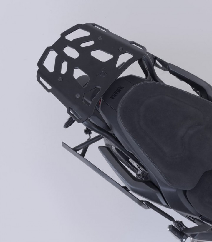 Pack Maletas Laterales + Baúl 38 L TRAX ADV en Plateado + Soportes Yamaha Tracer 7 (25) SW-MOTECH ADV.06.020.75000/S