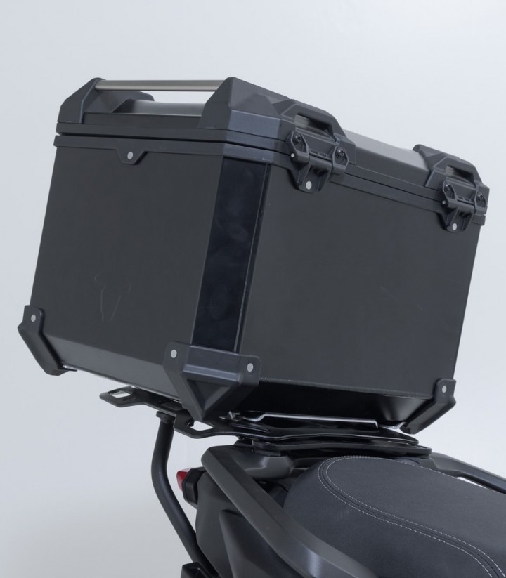Pack Maletas Laterales + Baúl 38 L TRAX ADV en Negro + Soportes Yamaha Tracer 9 (24) SW-MOTECH ADV.06.597.75000/B