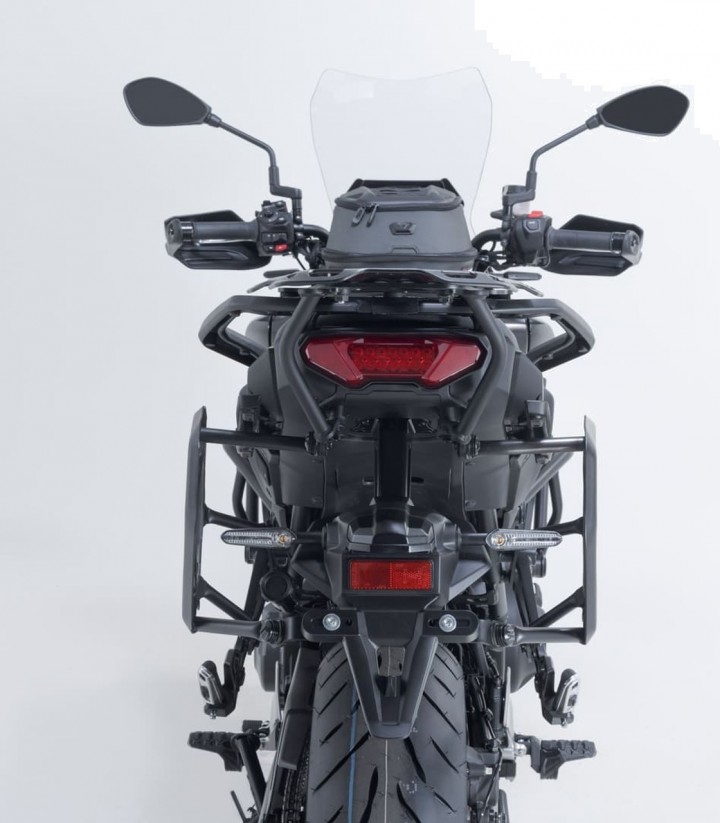 Pack Maletas Laterales + Baúl 38 L TRAX ADV en Plateado + Soportes Yamaha Tracer 9 (24) SW-MOTECH ADV.06.597.75000/S