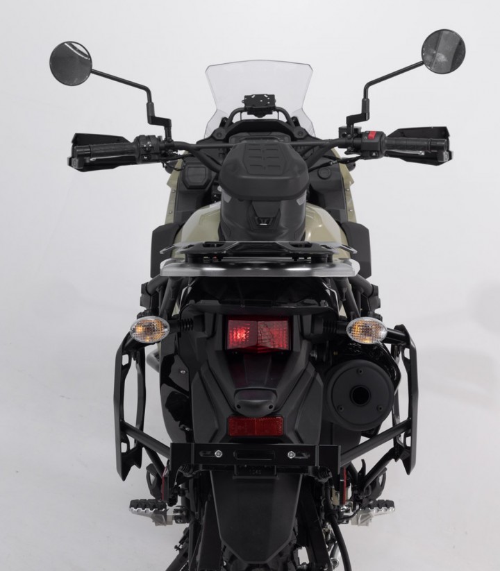 Pack Maletas Laterales + Baúl 38 L TRAX ADV en Negro + Soportes Kawasaki KLR 650 (22) / S (23) SW-MOTECH ADV.08.990.75000/B
