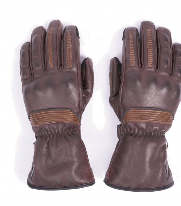Guantes de Moto de Invierno By City Lyon de Hombre Marrones