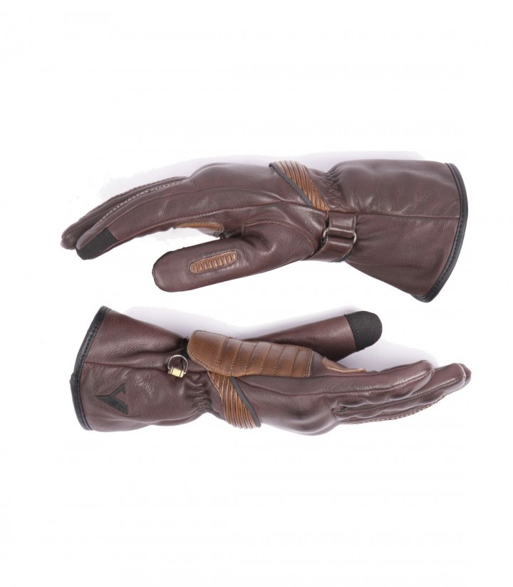 Guantes de Moto de Invierno By City Lyon de Hombre Marrones