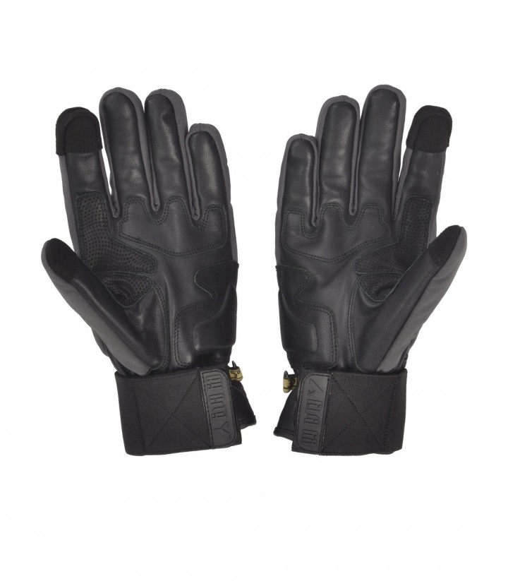 By City Artic Men's Winter Motorcycle Gloves in Grey