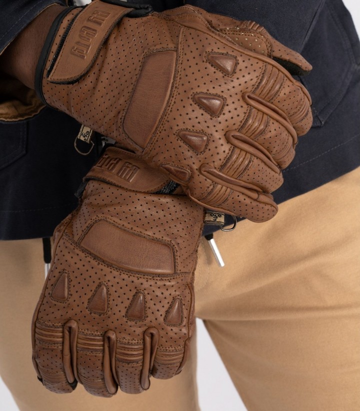 Guantes de Moto de Verano By City Pilot II de Hombre Mostaza