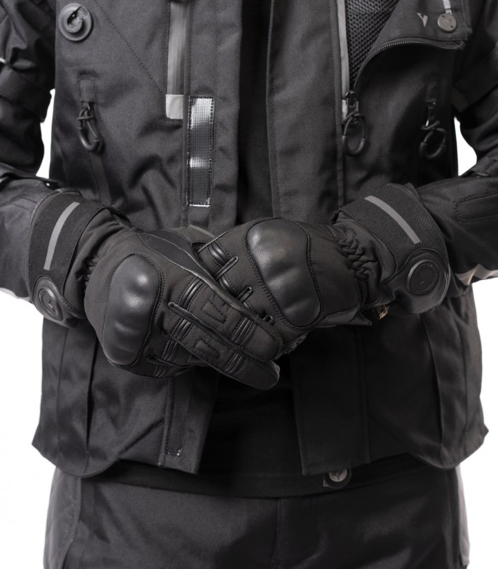 Guantes de Moto de Invierno By City GS de Hombre Negros