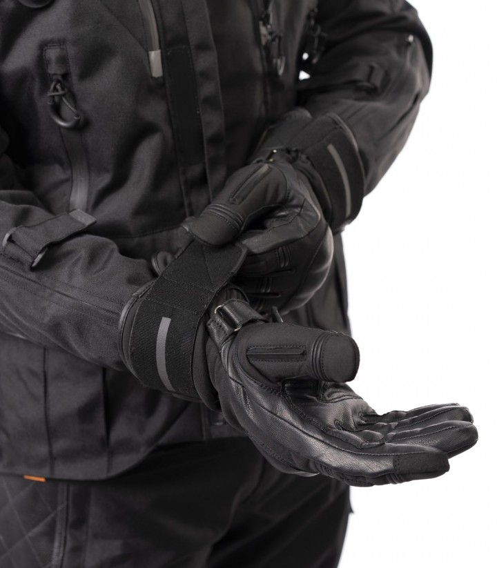 Guantes de Moto de Invierno By City GS de Hombre Negros