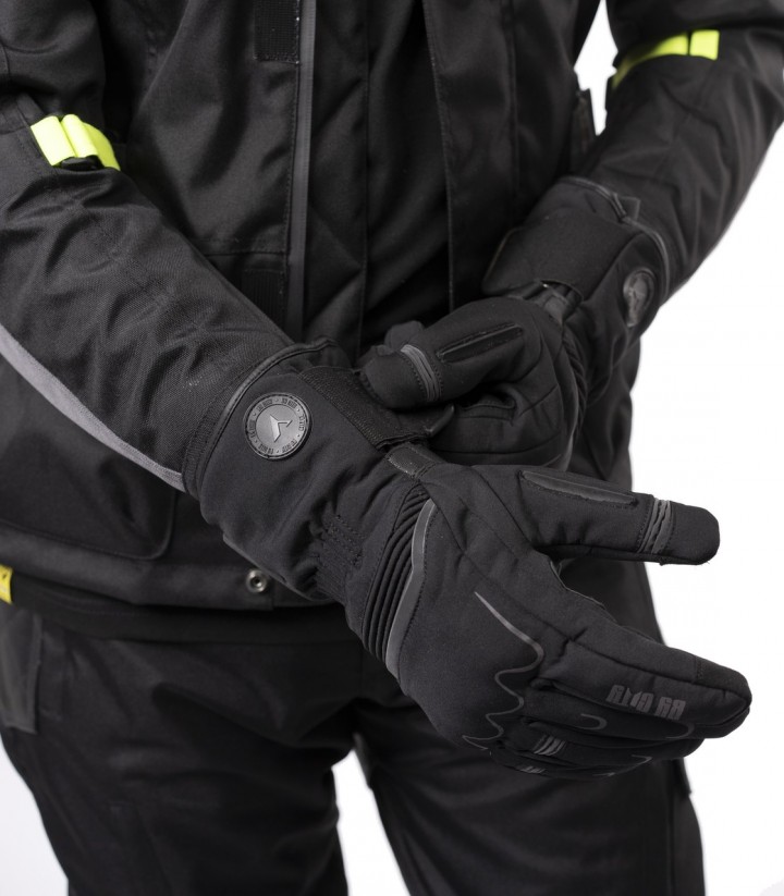 By City GS Men's Winter Motorcycle Gloves in Black
