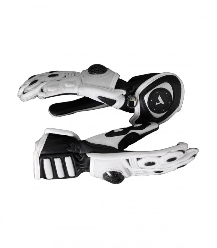 Guantes de Moto Infantiles By City RS Blancos