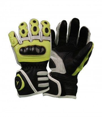 Guantes de Moto Infantiles By City RS Amarillos