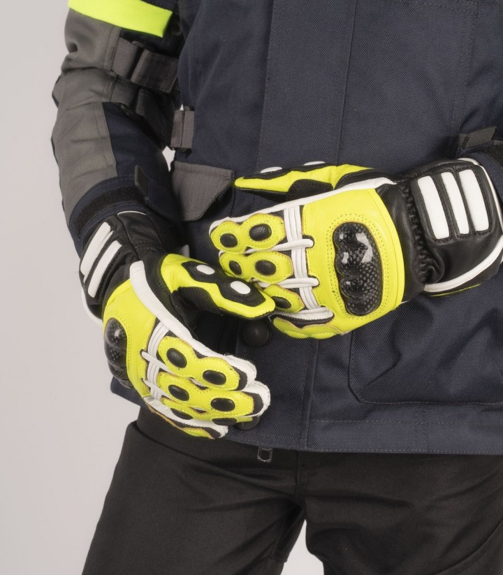 Guantes de Moto Infantiles By City RS Amarillos