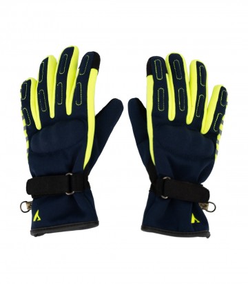 By City Portland Kids' Motorcycle Gloves in Yellow