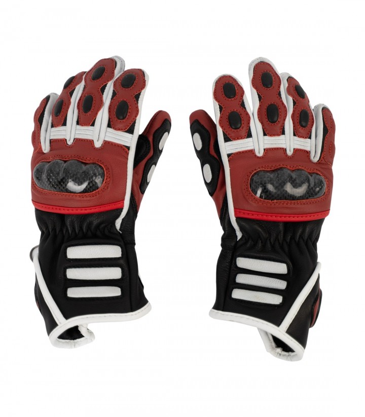 By City RS Kids' Motorcycle Gloves in Red