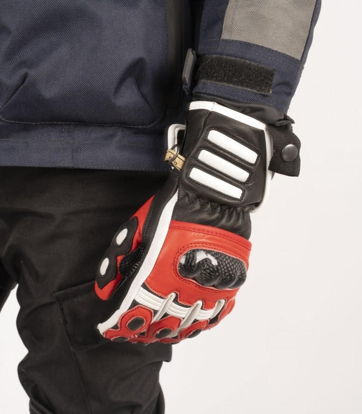 By City RS Kids' Motorcycle Gloves in Red